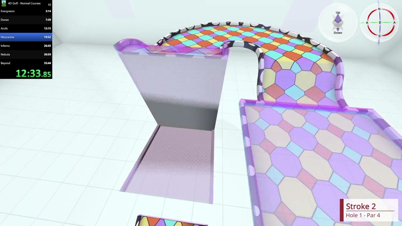 [Former World Record] 4D Golf Normal Courses Speedrun 32:19.87