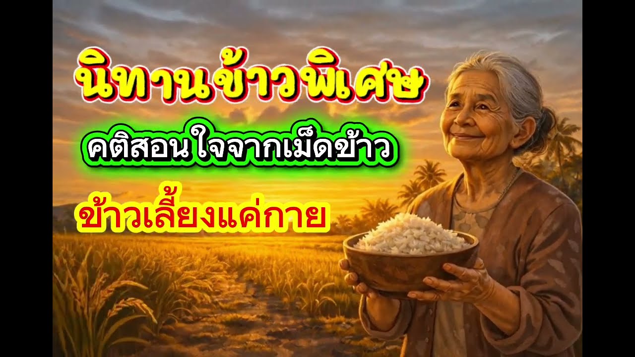 นิทาน ข้าวพิเศษ จากเม็ดข้าว