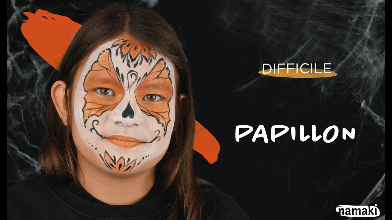 Tuto maquillage enfant Halloween - Papillon | Namaki