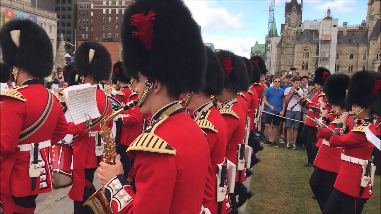 The band of the ceremonial guard - Ottawa, ON (Change of Guard)