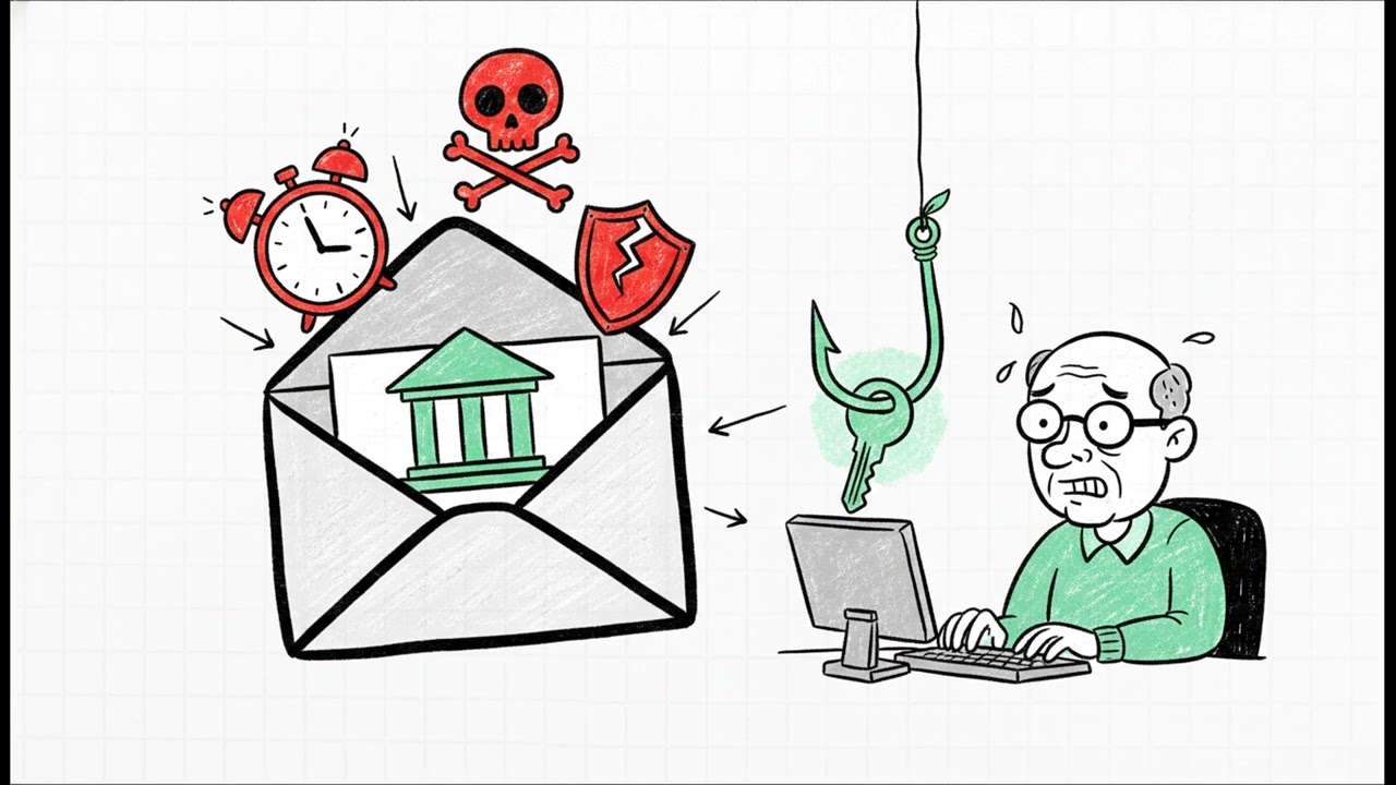 Bezpieczny Senior w Sieci #2.1: Fałszywy e-mail z banku. Jak rozpoznać phishing?
