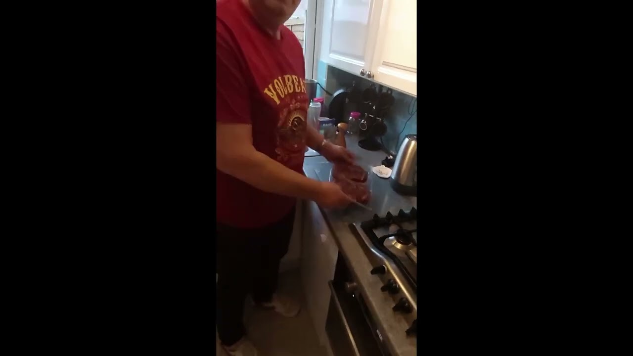 Weber Smokefire Rib eye steak