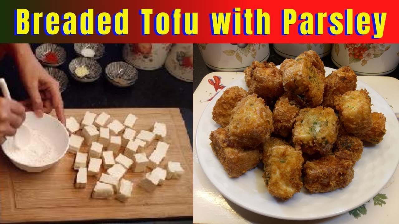 O'Kitchen Ph | How to Make Bite Size Breaded Tofu with Parsley | It's a Snack or Side Dish Recipe