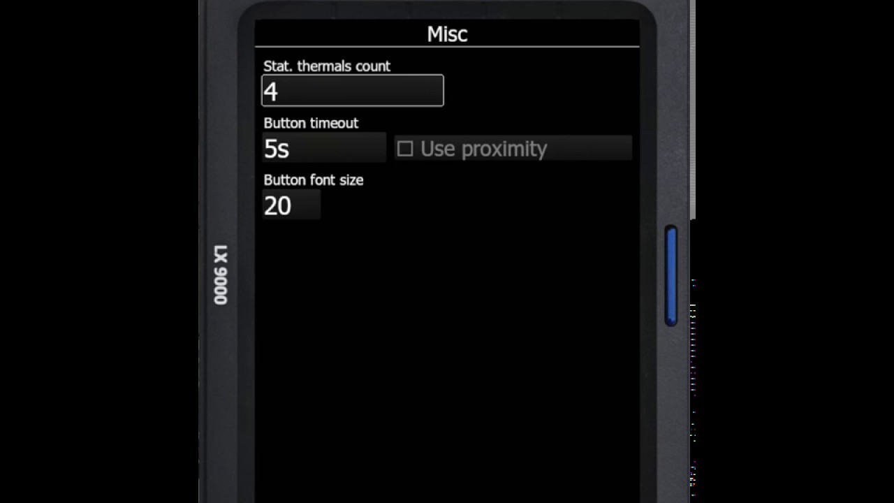 LX9000 Proximity function for hotkeys