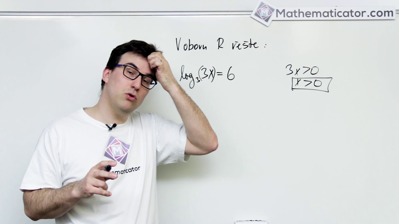 Maturita z matiky 2018 - 10. Logaritmická rovnice