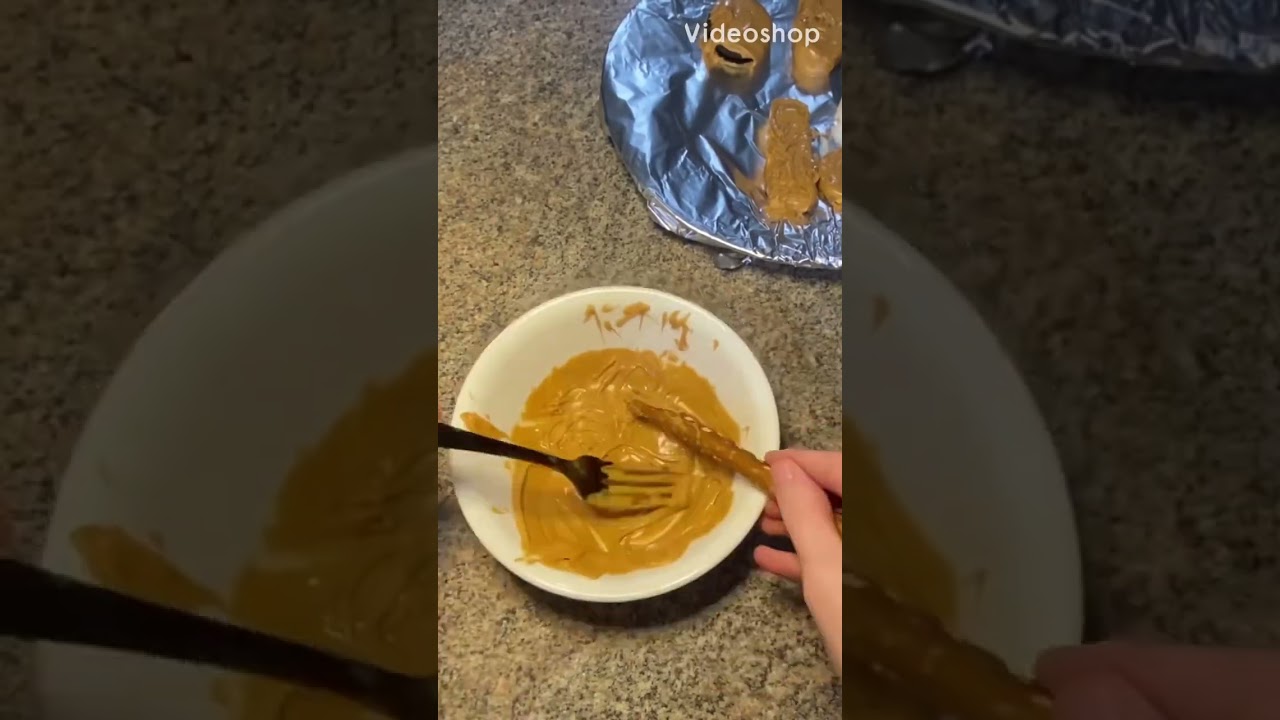 Butterscotch Dipped Pretzel Rods