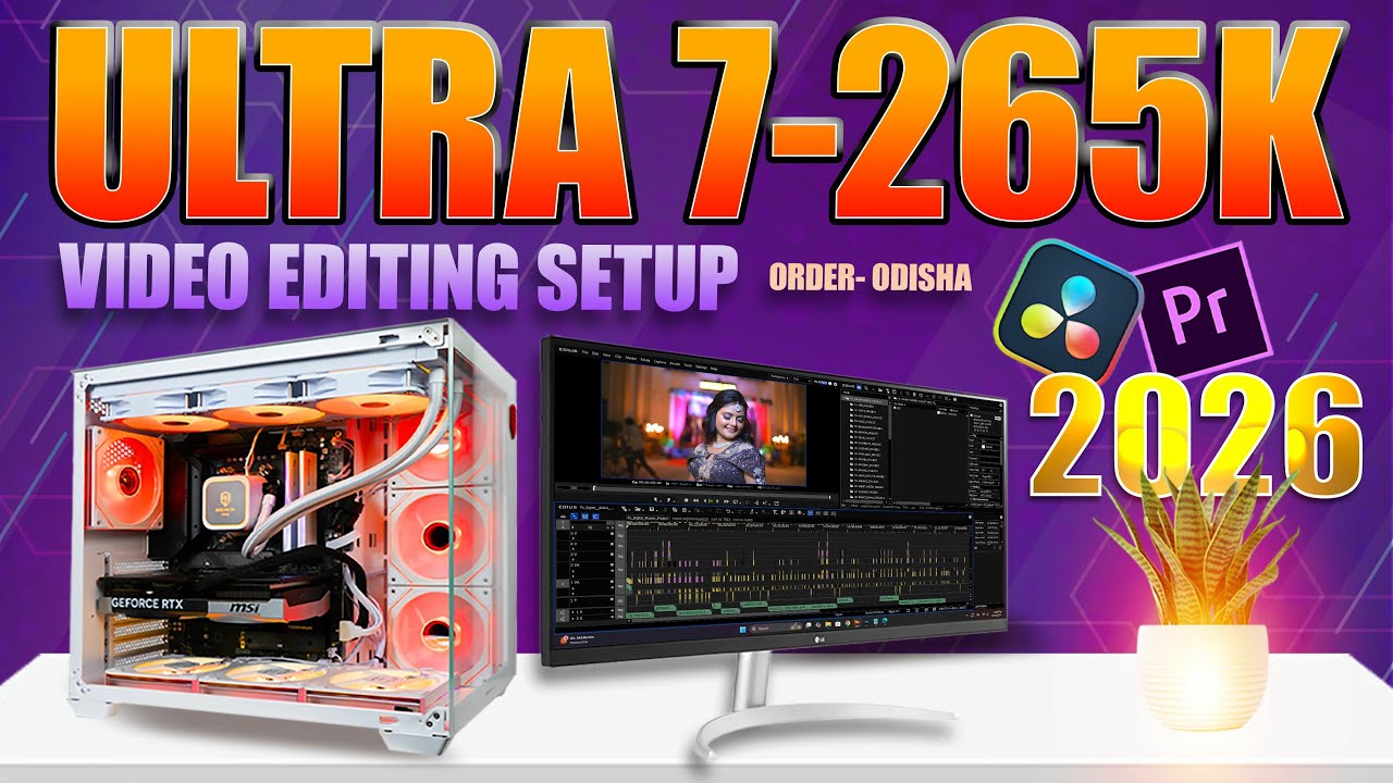 Intel Core Ultra 7 265K Performance PC 💻| Editing, Rendering & More | Best PC for Video Editing 2026