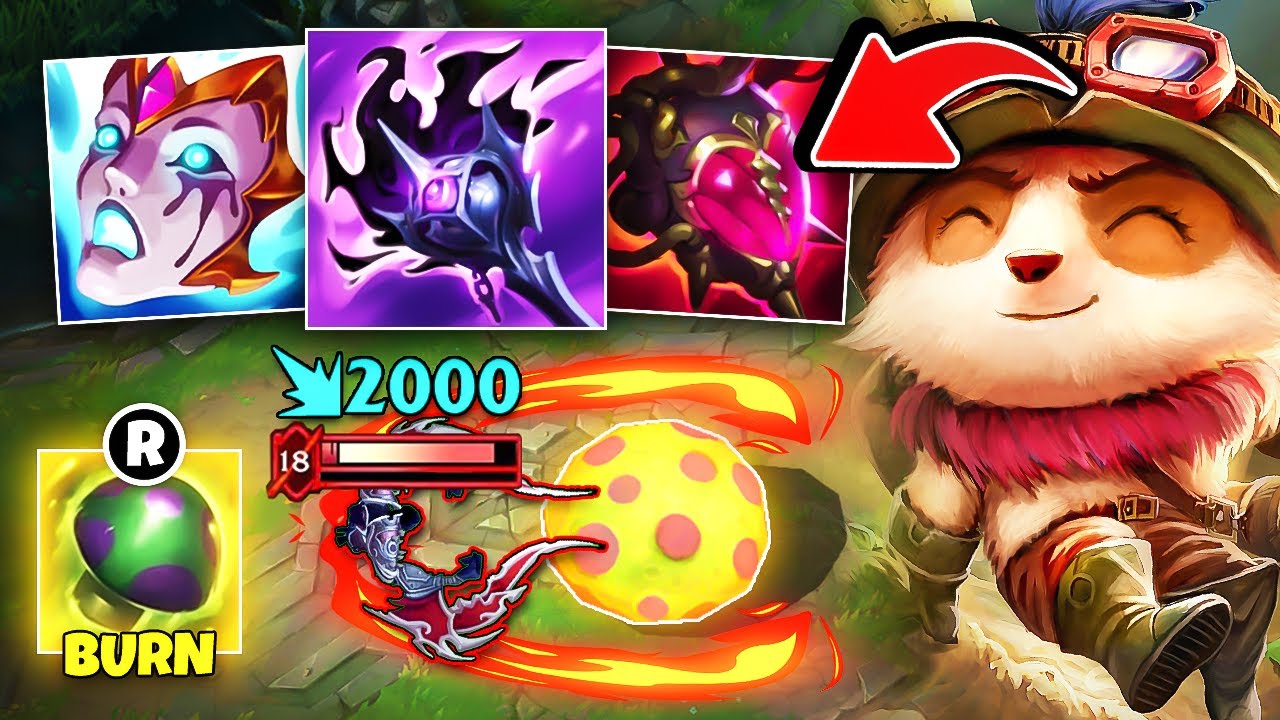 Teemo but my shrooms burn all your health (QUADRA BURN)