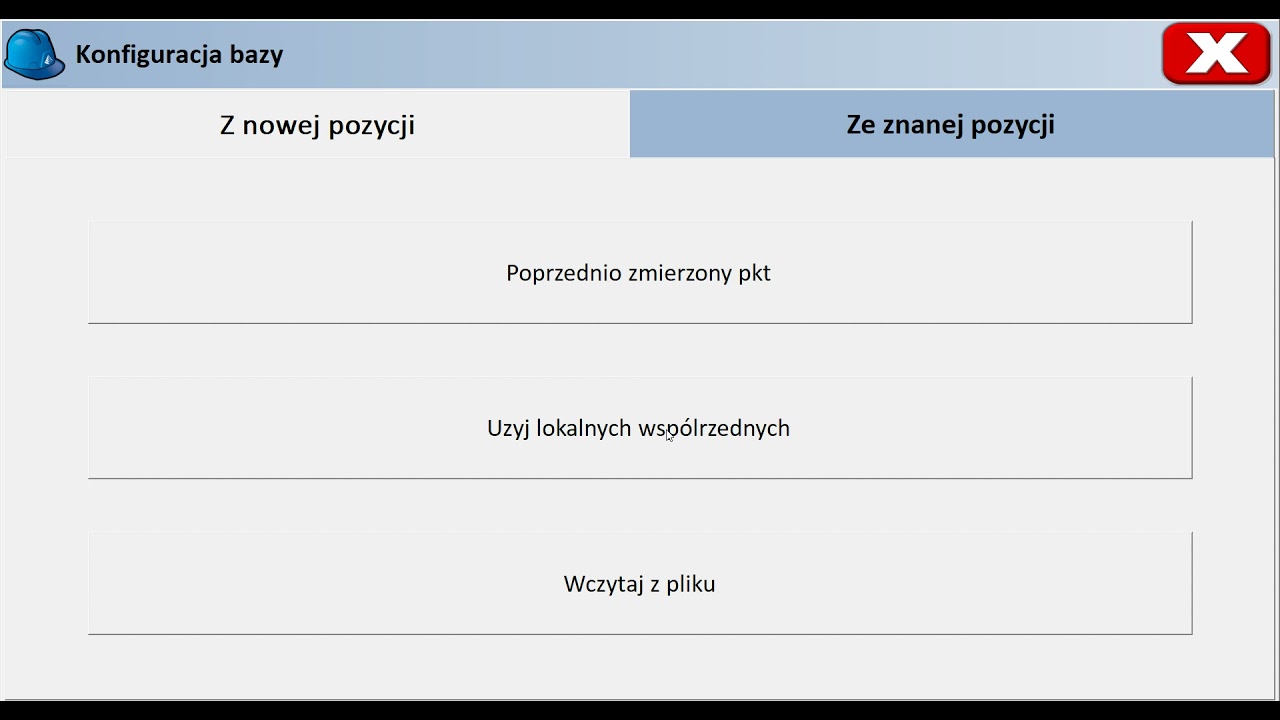Przegląd funkcji cz. 2 - Menu Sprzęt | Carlson SurvCE/SurvPC