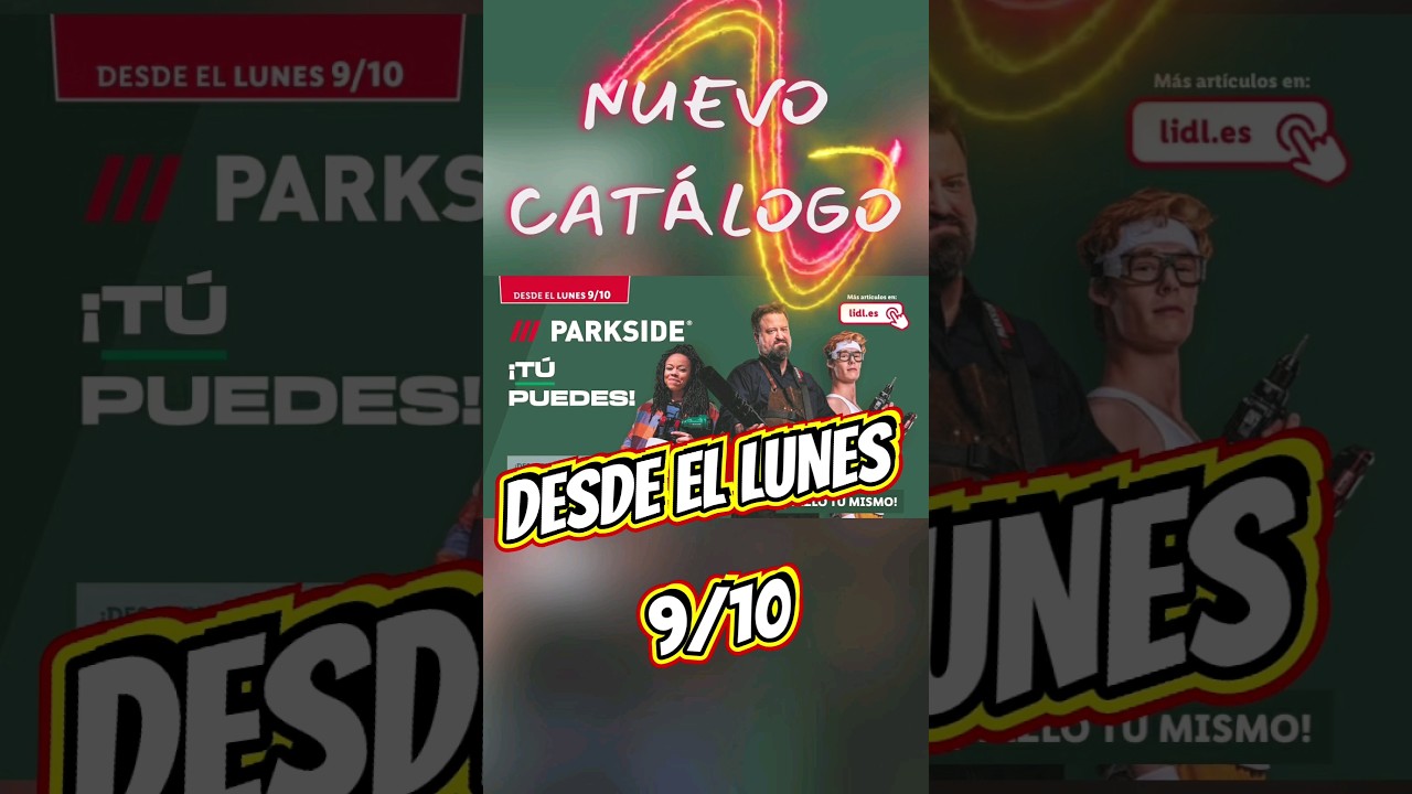 Nuevo cat&aacute;logo lidl de herramientas Parkside #lidl #parkside #cat&aacute;logo