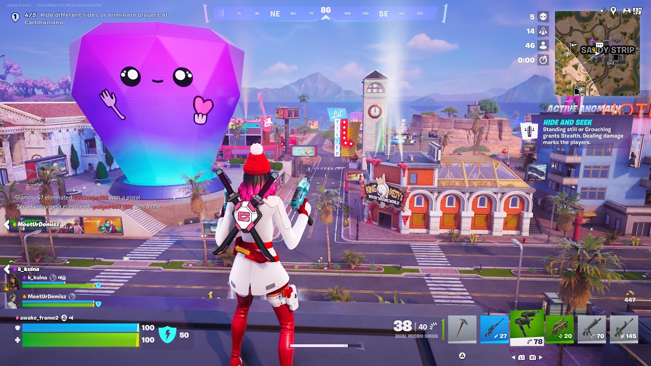 MY TEAMMATE ALMOST HAD HIM AT THE END (FORTNITE)