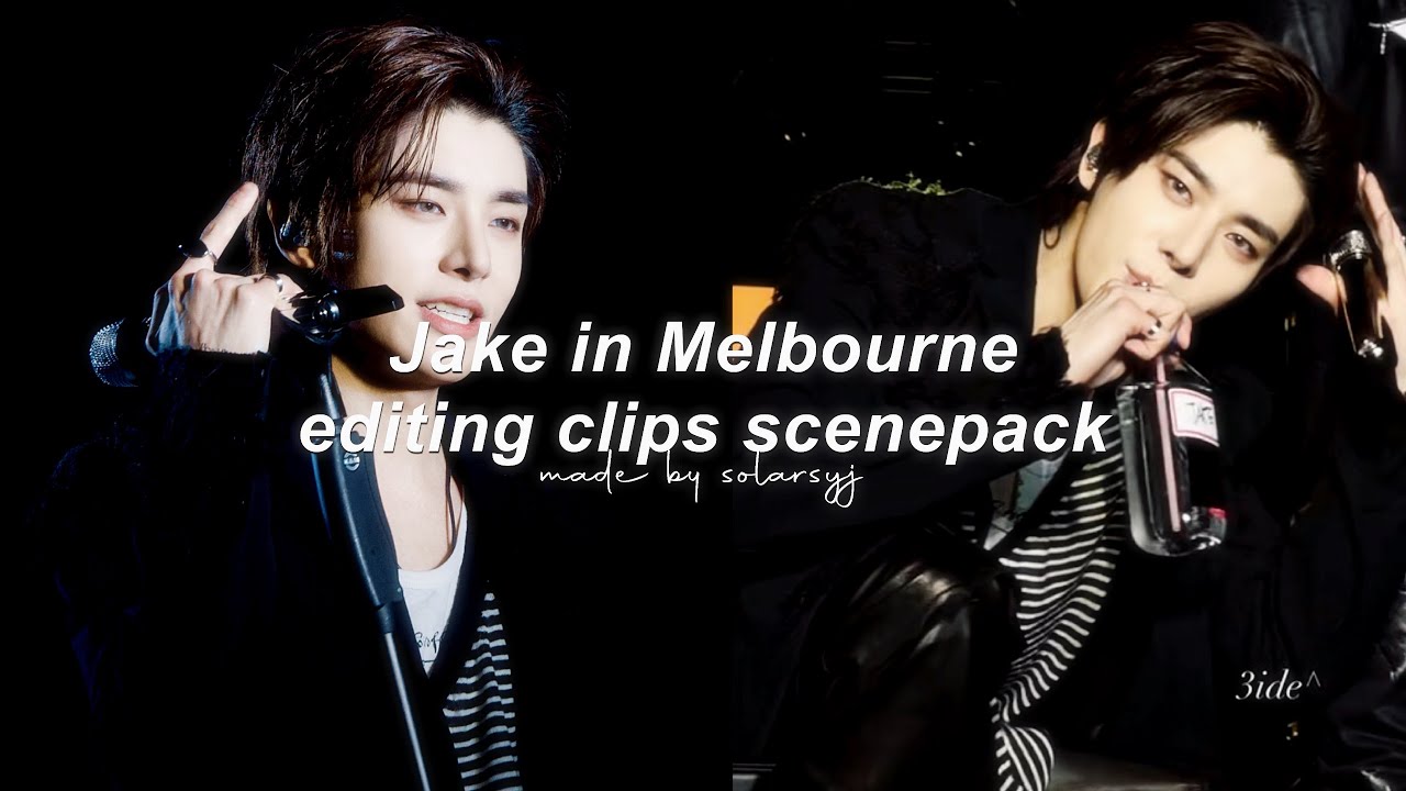 enhypen jake in Melbourne editing clips (+ MEGA link)