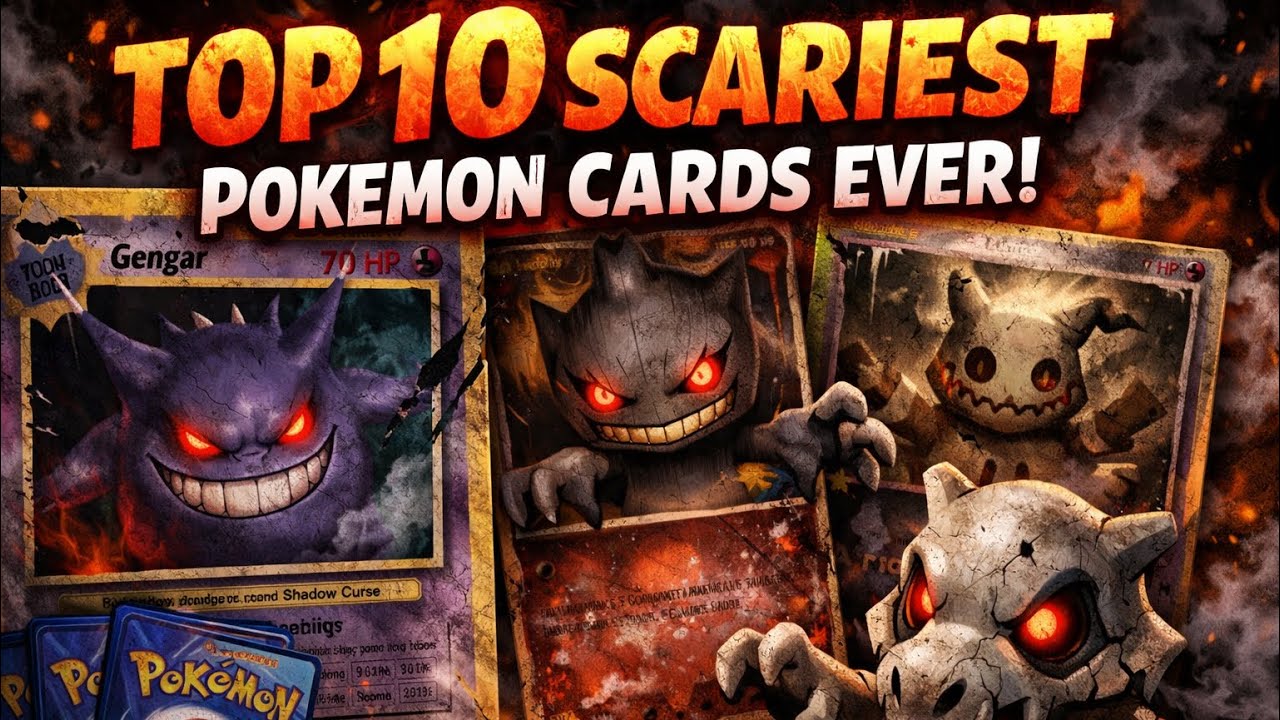 Top 10 SCARIEST POKEMON Cards Ever!