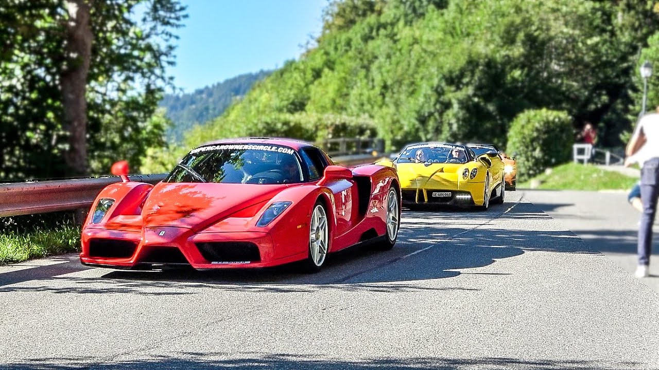 Hypercars arriving Supercars Owner Circle 2020 in Gstaad! - Loud Sounds & Insane Cars!