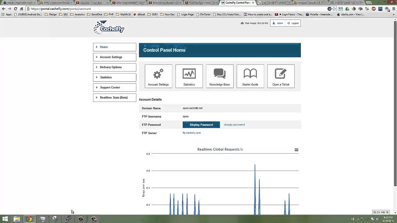 Amazon Cloudfront vs Cachefly CDN Speed Test