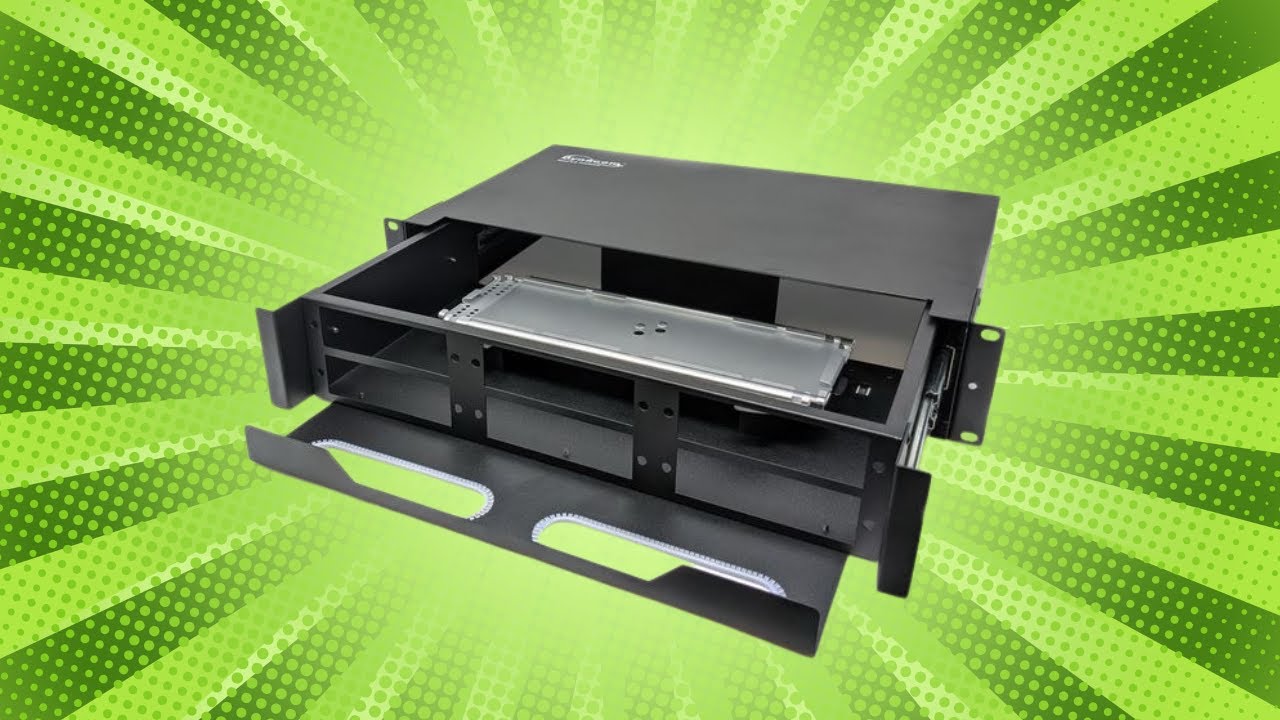 2U Rackspace Fiber Optic Rackmount Enclosure for up to 6 LGX Fiber Optic Panels