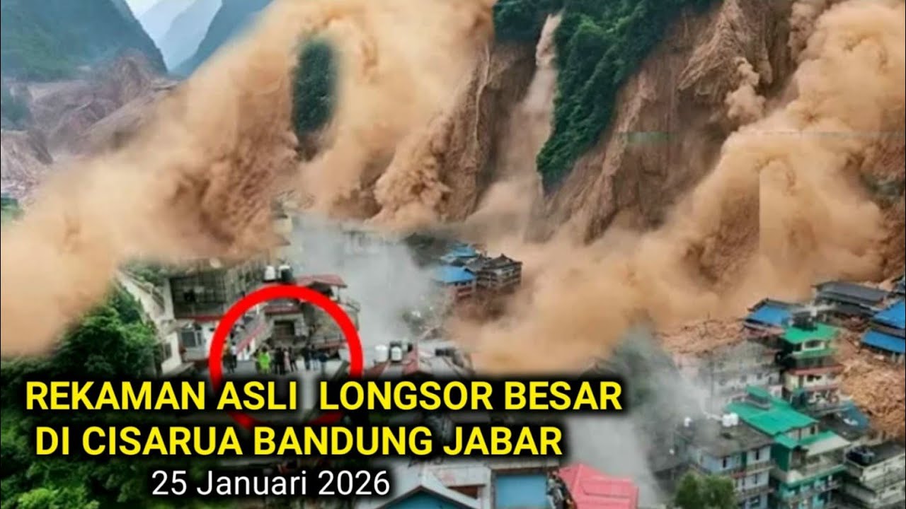 LONGSOR CISARUA TERKINI, EVAKUASI DARURAT TERUS DILAKUKAN