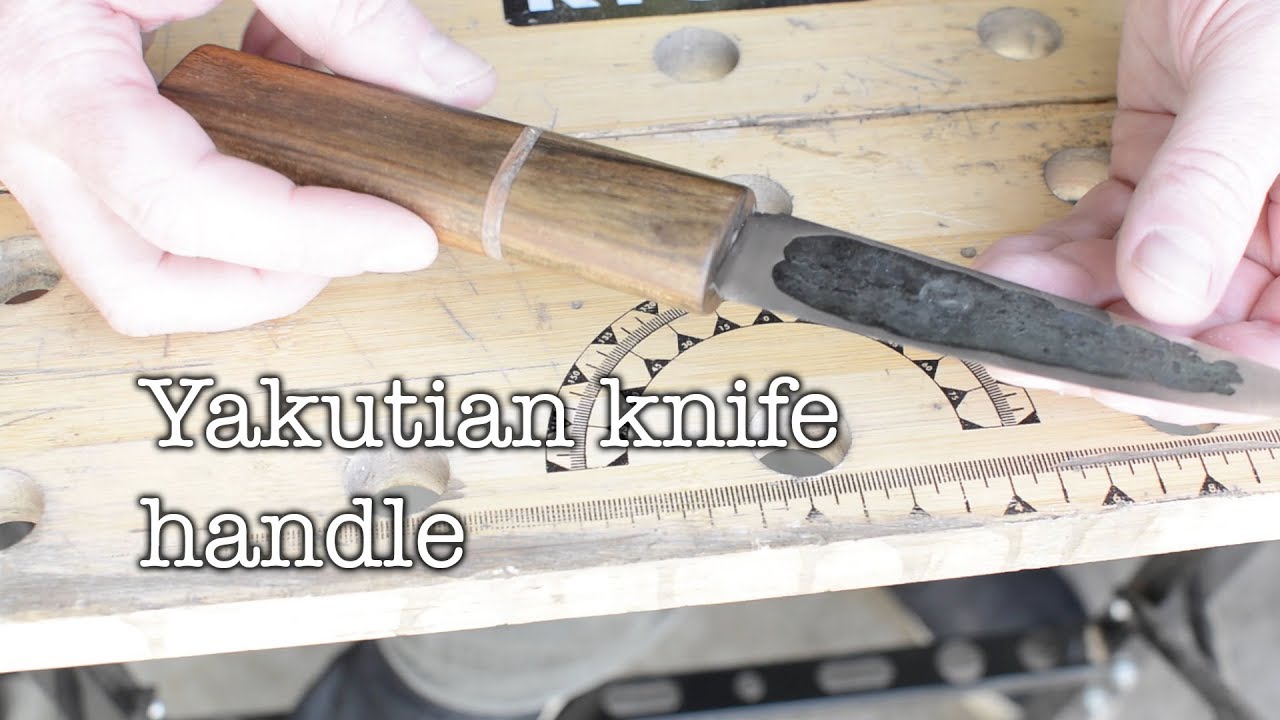 Making a Yakutian knife handle with (mostly) hand tools.