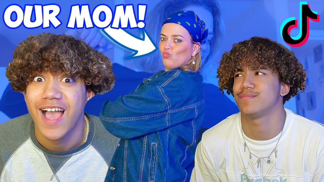 TEACHING OUR MOM VIRAL TIKTOK DANCES *embarassing*