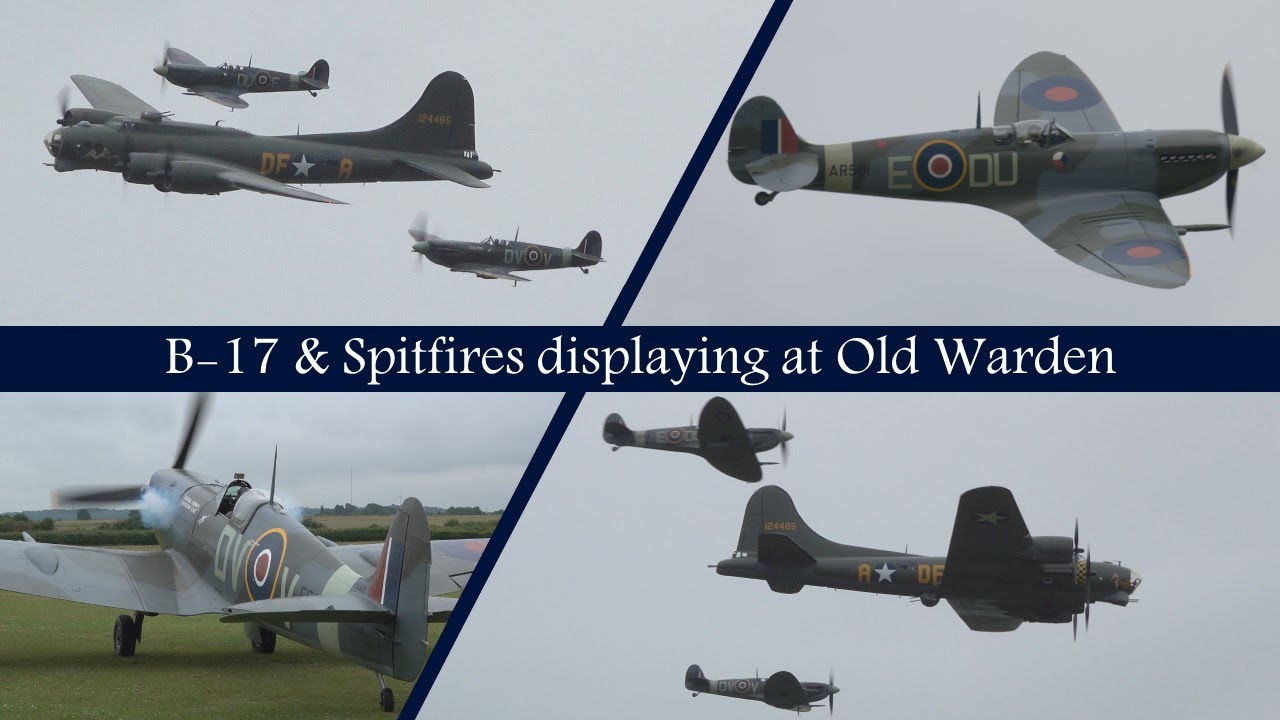 Spitfires & B-17 'Sally B' | Old Warden