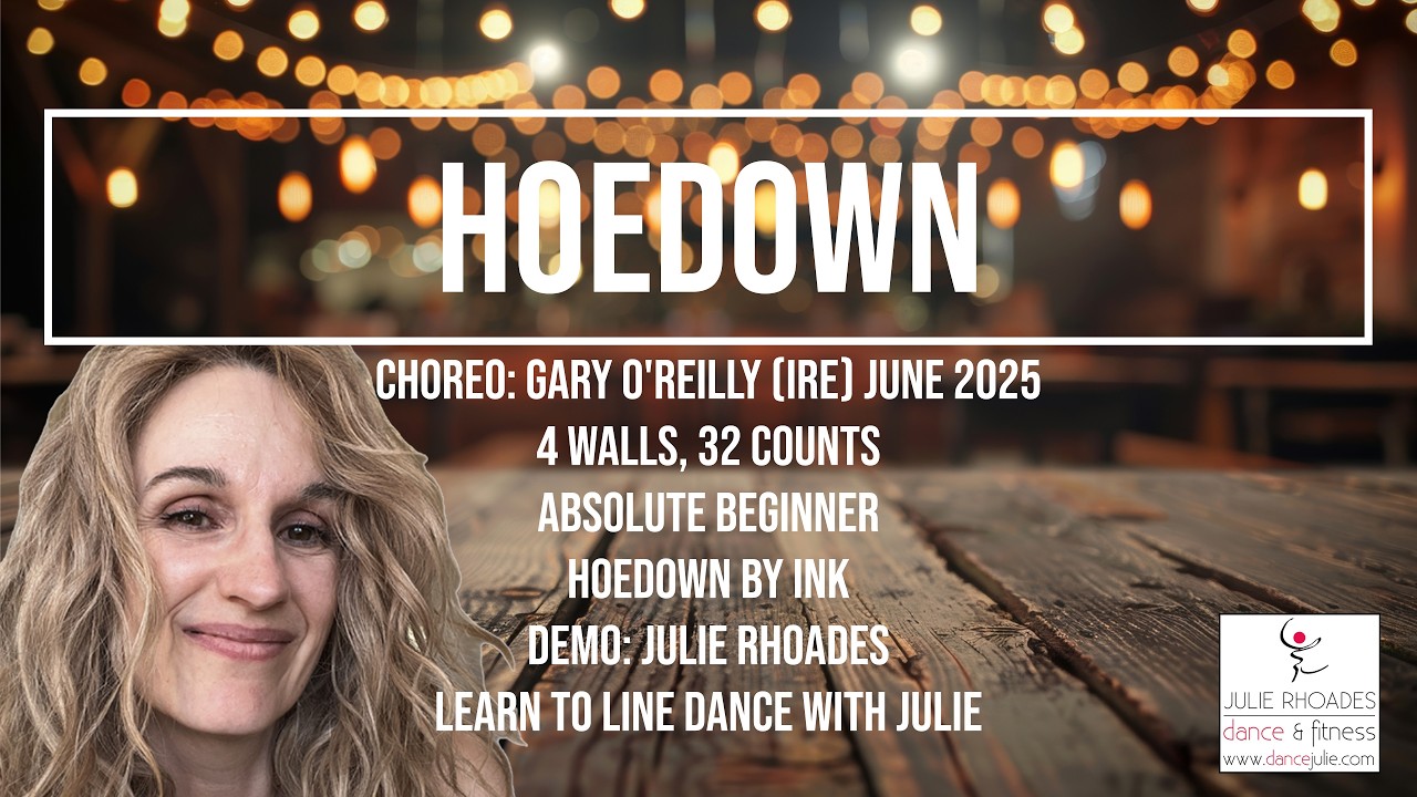 Hoedown Line Dance by Gary O'Reilly - Music by Ink - Absolute Beginners - Demo