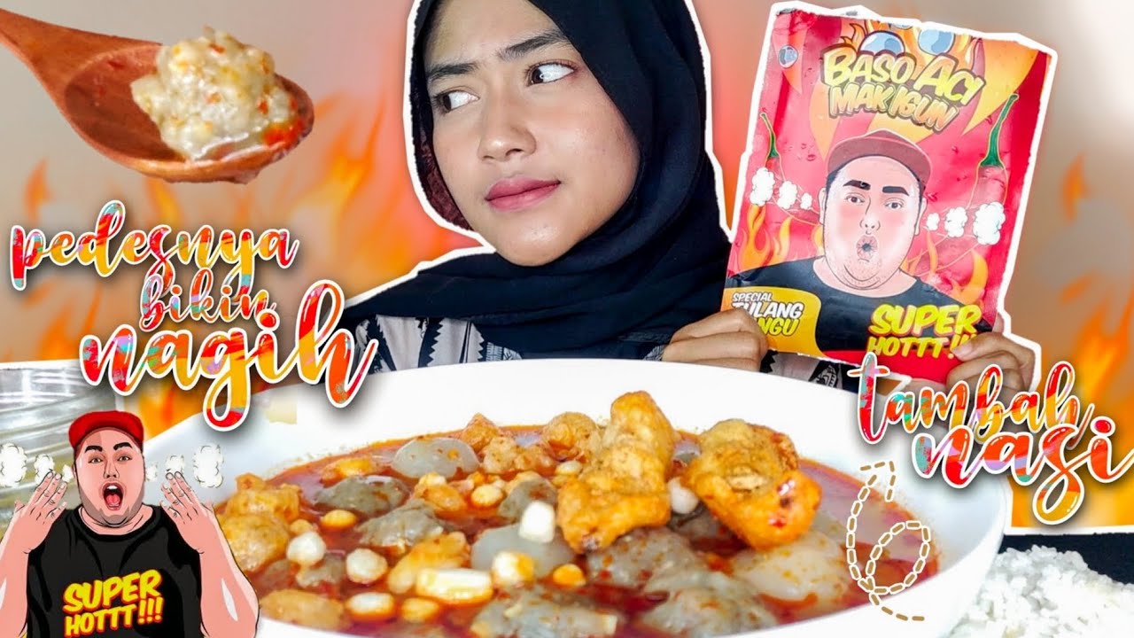 KEBANYAKAN MICIN? MUKBANG BASO ACI MAK IGUN | ORIGINAL + TULANG RANGU 🔥