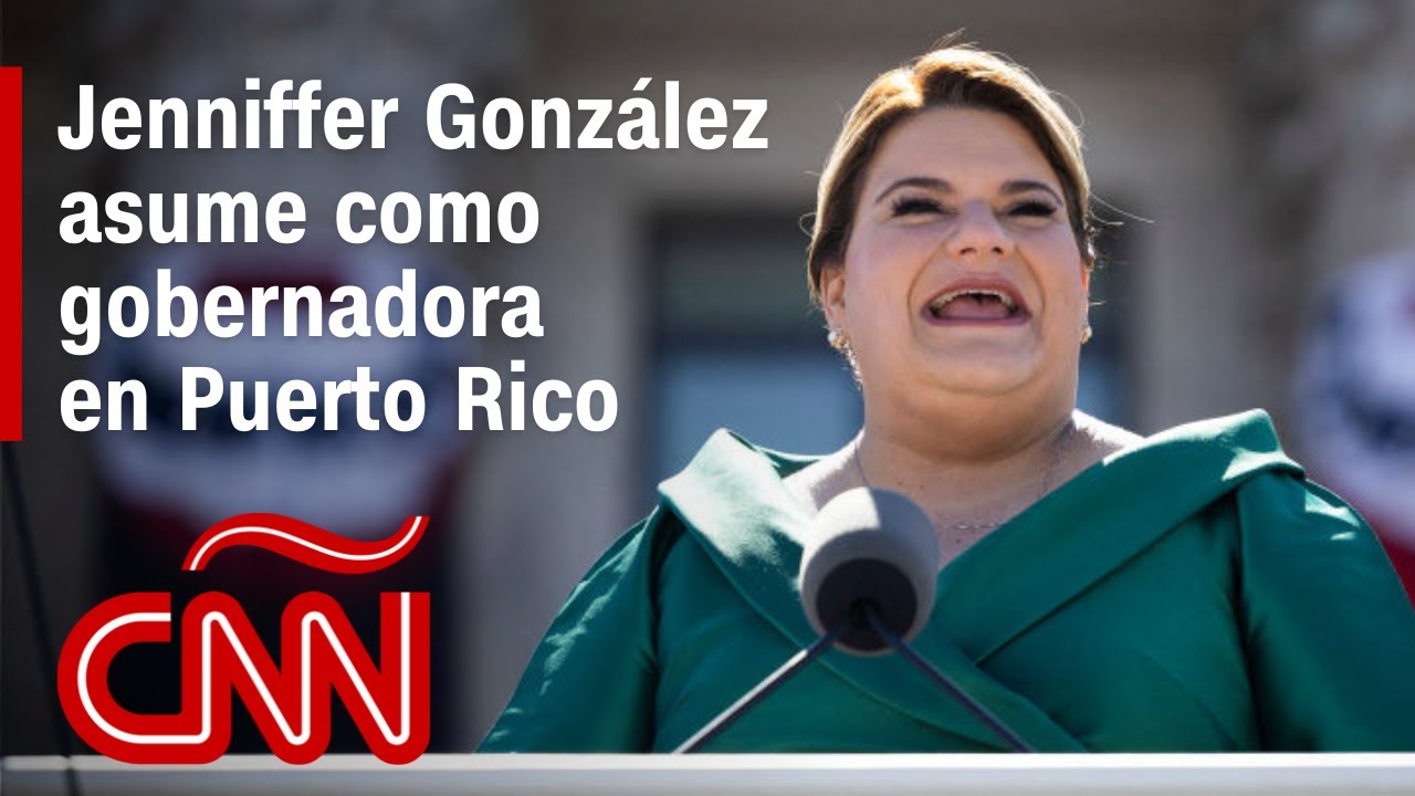 Jenniffer González asume como gobernadora en Puerto Rico
