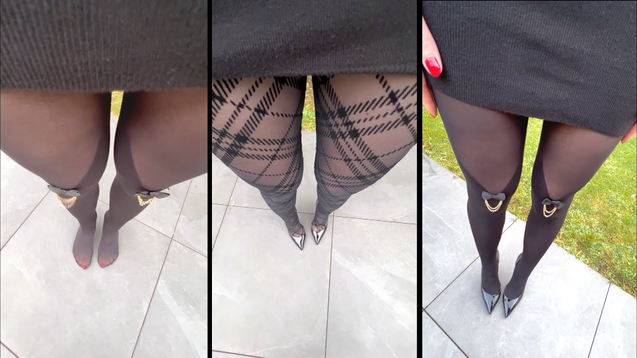 NEW Collection Calzedonia TIGHTS TRY ON