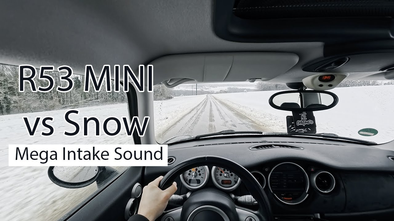 POV  R53 MINI vs snow roads