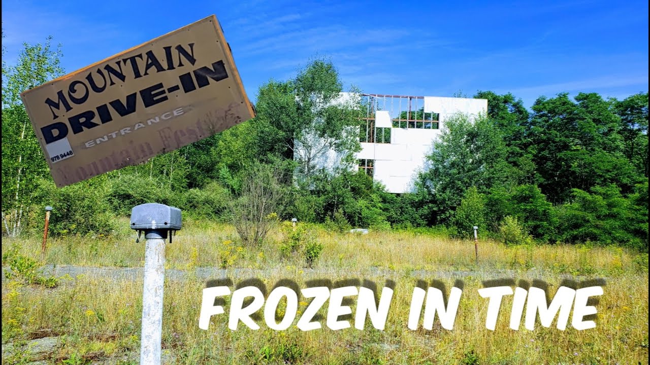 Abandoned Mountain Drive Inn ... Even Left the Video Games