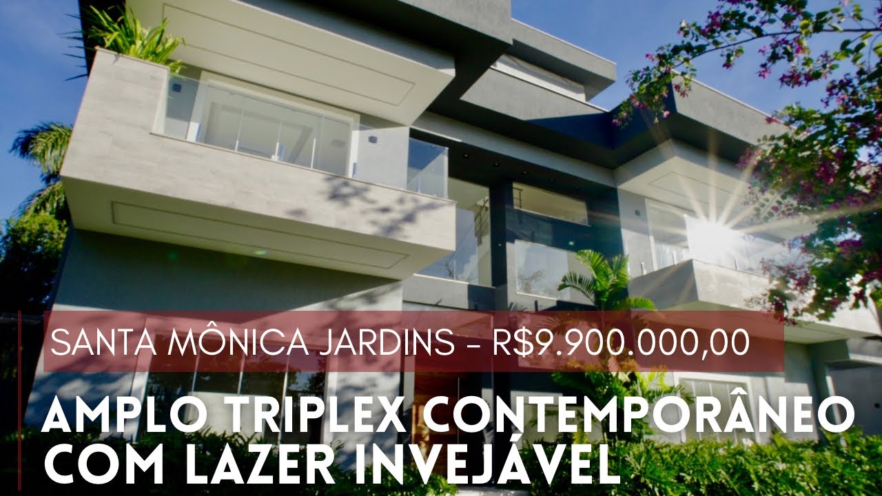 CASA TRIPLEX COM 850 M² - SANTA MÔNICA JARDINS - BARRA DA TIJUCA | PRÁTICA CONSULTORIA