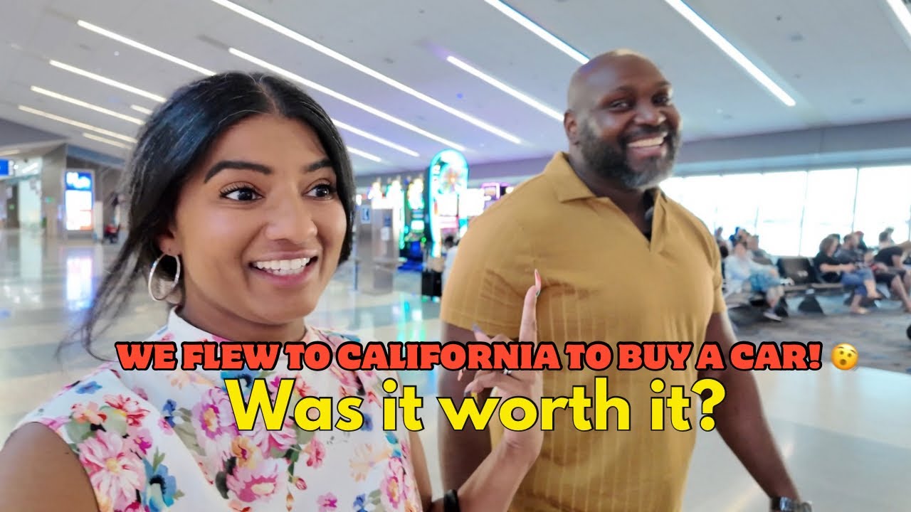 Flew to California to Buy Our Dream Car! | Car Shopping Adventure, New Car Reveal & Road Trip