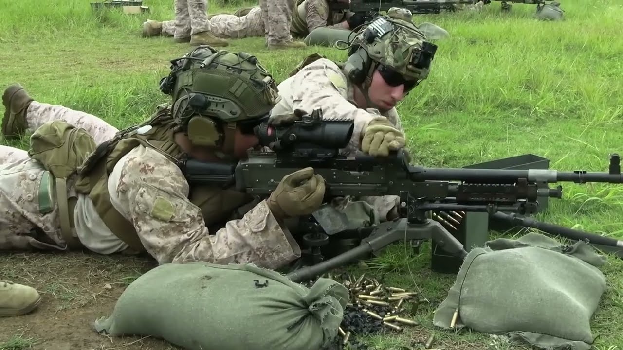 U.S. Marines of 3d Recon: Crew-Served Weapons and Explosives Range