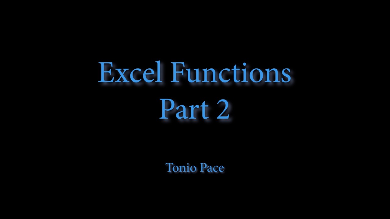 E1 1 2 ExcelFunctions v2