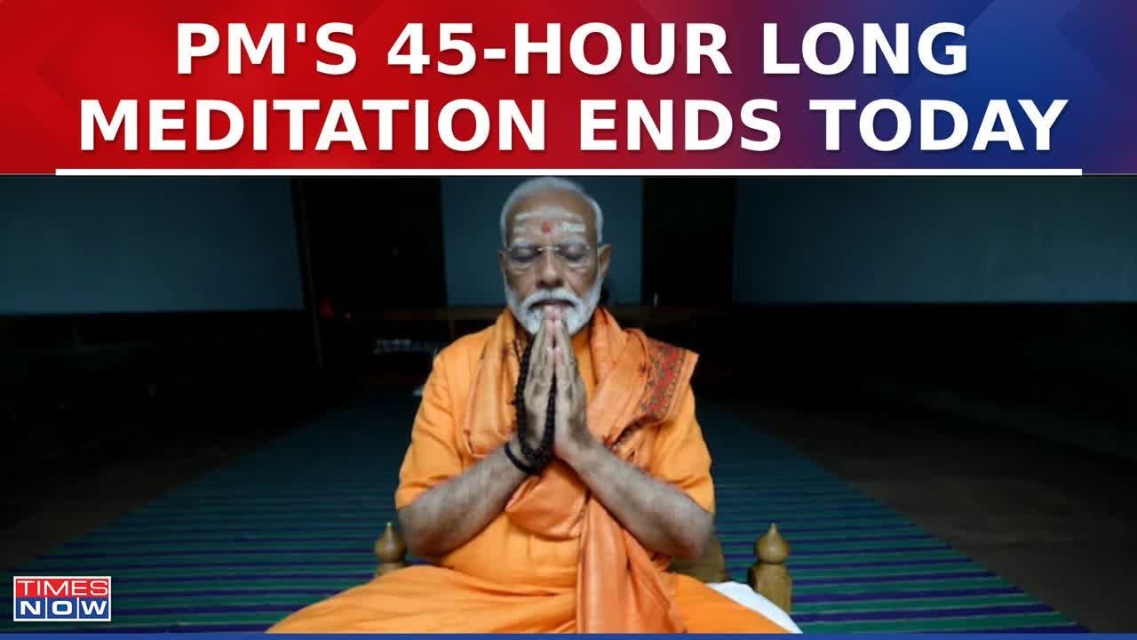 PM Modi's 45-Hour Meditation At Vivekananda Rock Memorial To End Today| Lok Sabha Polls 2024| WATCH