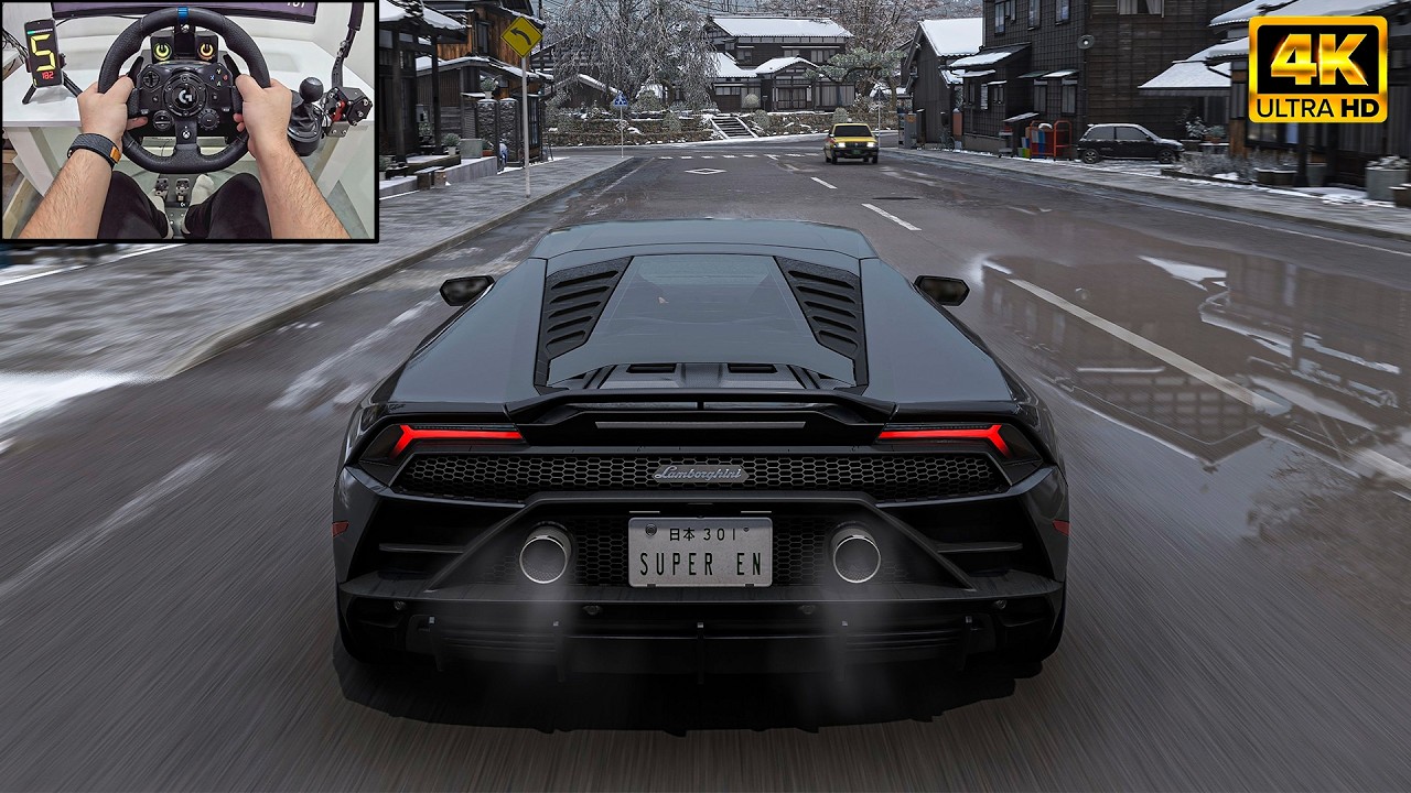 Lamborghini Hurac&aacute;n EVO - Forza Horizon 6 | Logitech G923 Steering Wheel