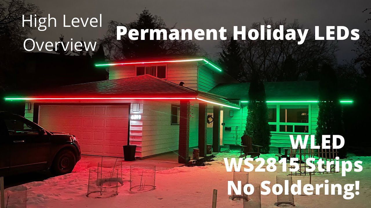 How I Did My Permanent LED Holiday Lights