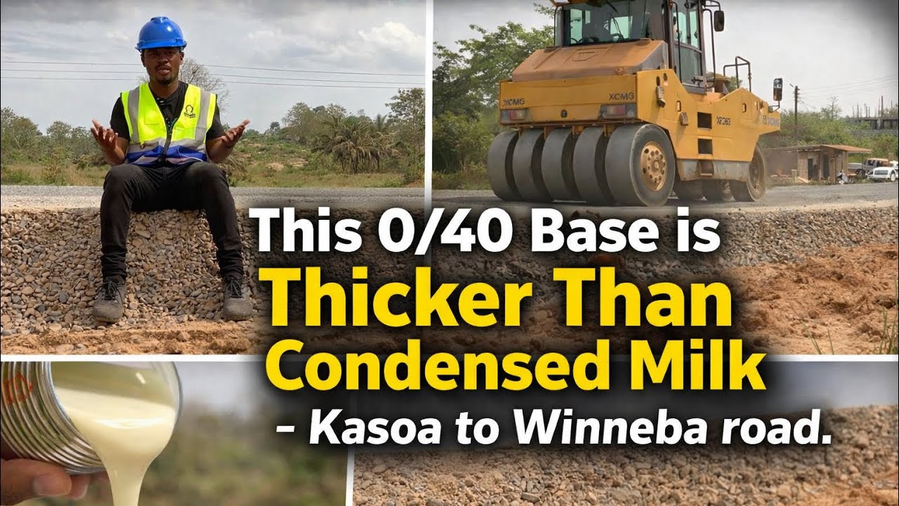 KASOA-WINNEBA ROAD: Just check out how thick and heavy the 0/40 base is. Is this how we like it?
