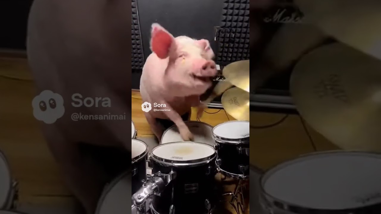 The Drumming Pig 