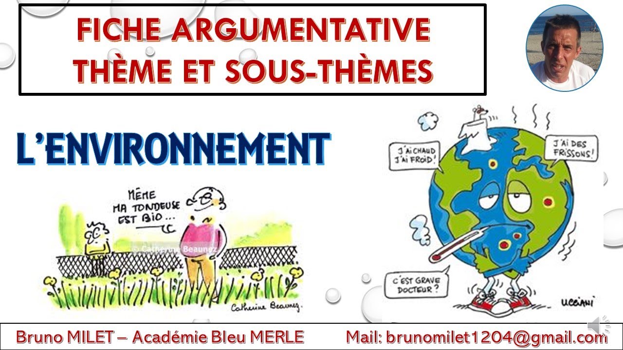 #DALFC1  #DELFB2  #DALFC2  #Ficheargumentative  #formationdalf THEMES ET SOUS THEMES  Environnement