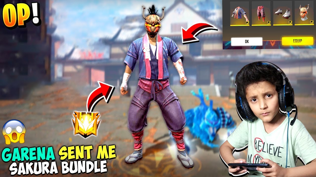 Garena Sent Me Super Rare Sakura Bundle 😍😍