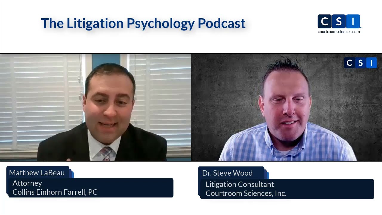 The Litigation Psychology Podcast #74 - How to Manage and Prepare Emotional Witnesses for Deposition