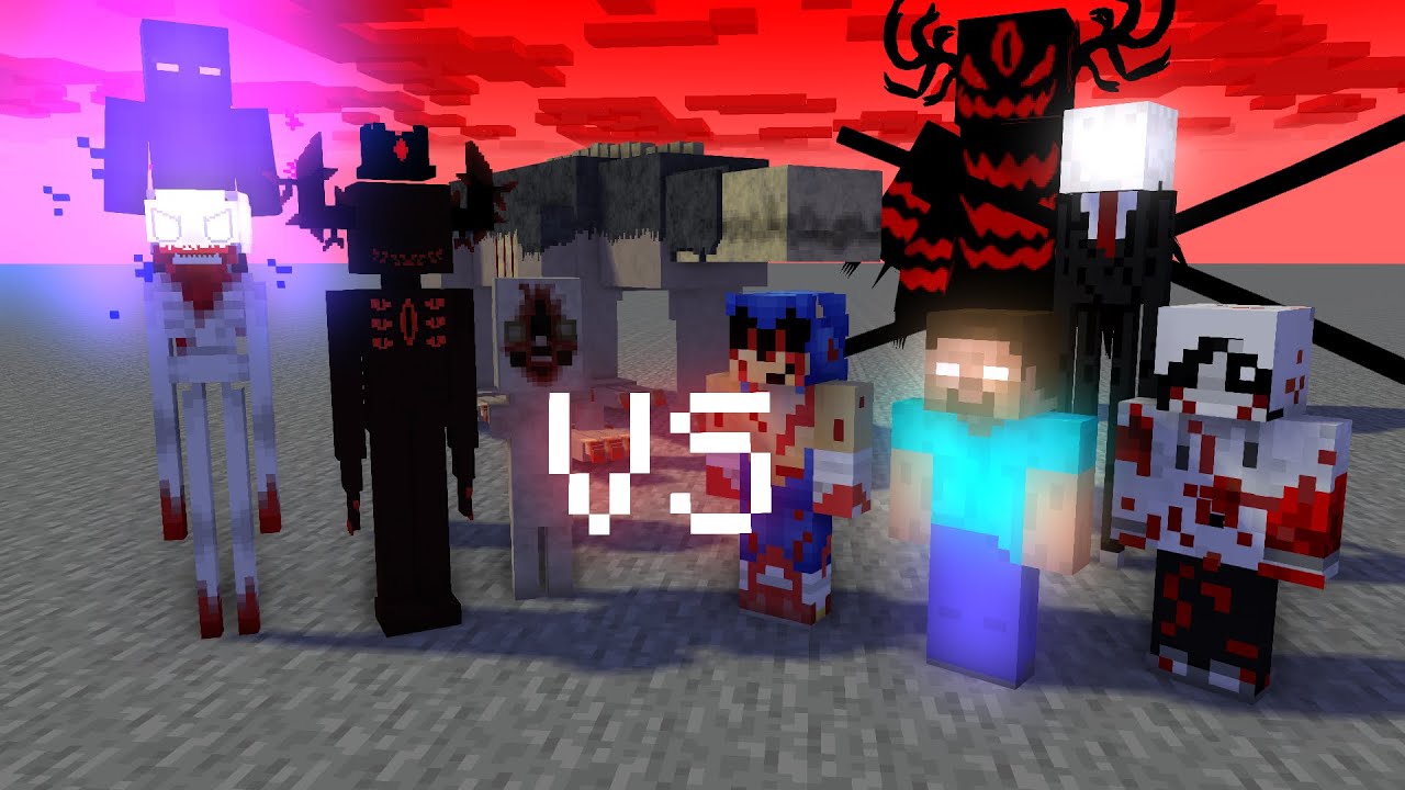 SCP Foundation VS Creepypasta - Minecraft Animation