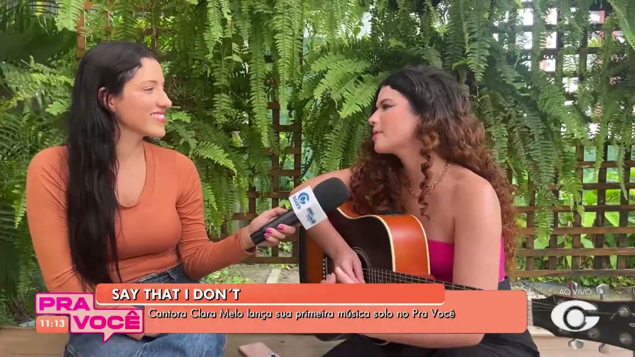 Cantora Clara Melo lança sua primeira música solo no Pra Você - 26/02/2026