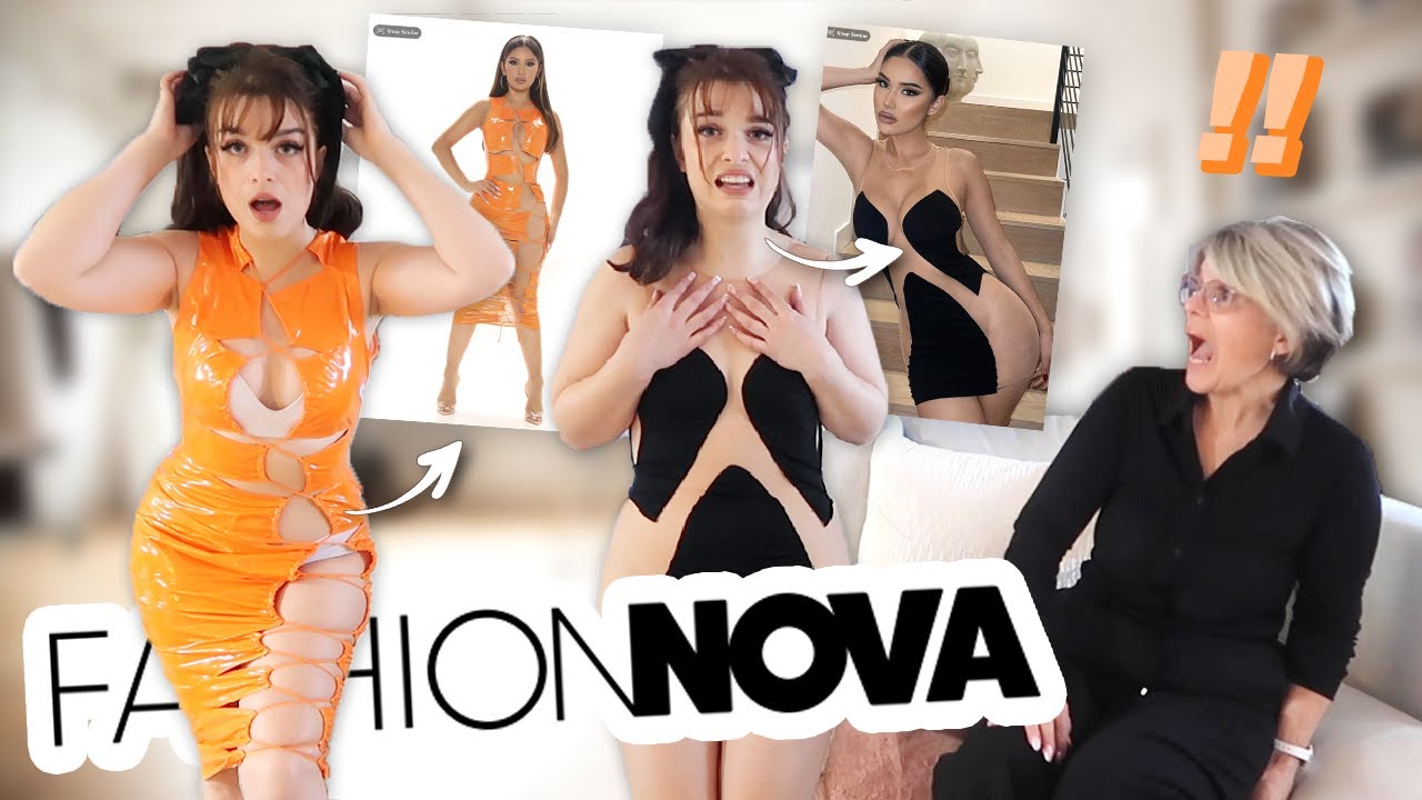 MA MÈRE JUGE les PIRES TENUES FASHION NOVA *spoil : elle a détesté*