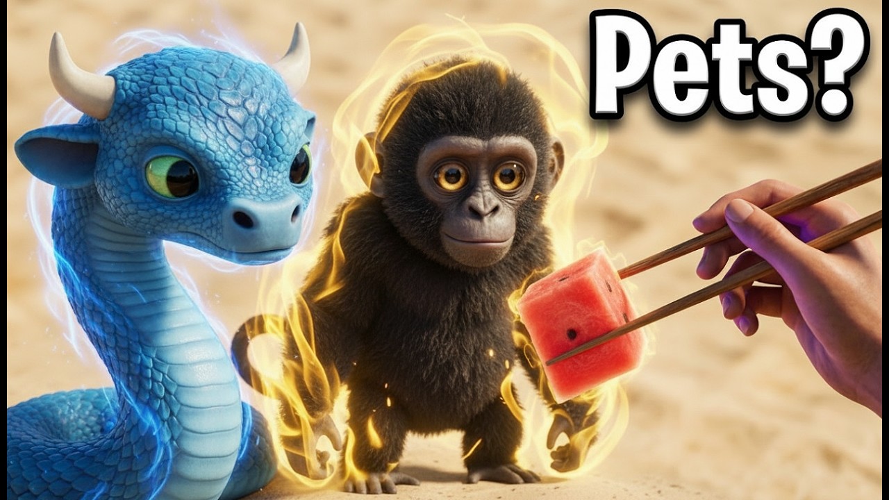 I Got a Pet Titan Giant Ape and Azure Bull Python in Real Life 💀| I Simulated ped in  Real Life