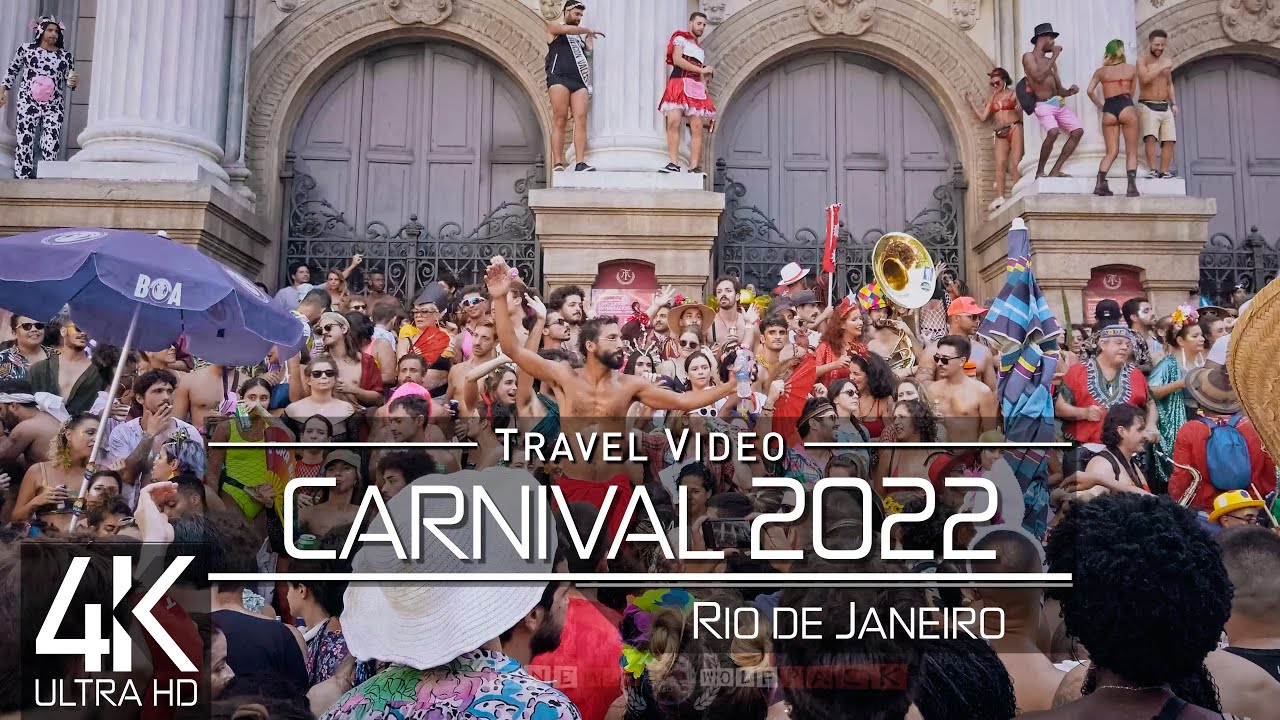 【4K 60fps】🇧🇷 RIO DE JANEIRO CARNIVAL 2022 🚶 &laquo;The Party of your Life&raquo; 🎧 ORIGINAL SOUNDS