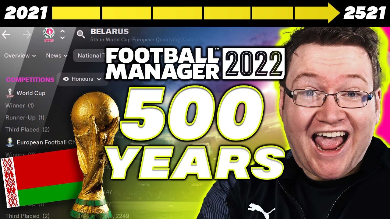 I Simulated 500 Years in Football Manager 2022... | FM22 In The Future