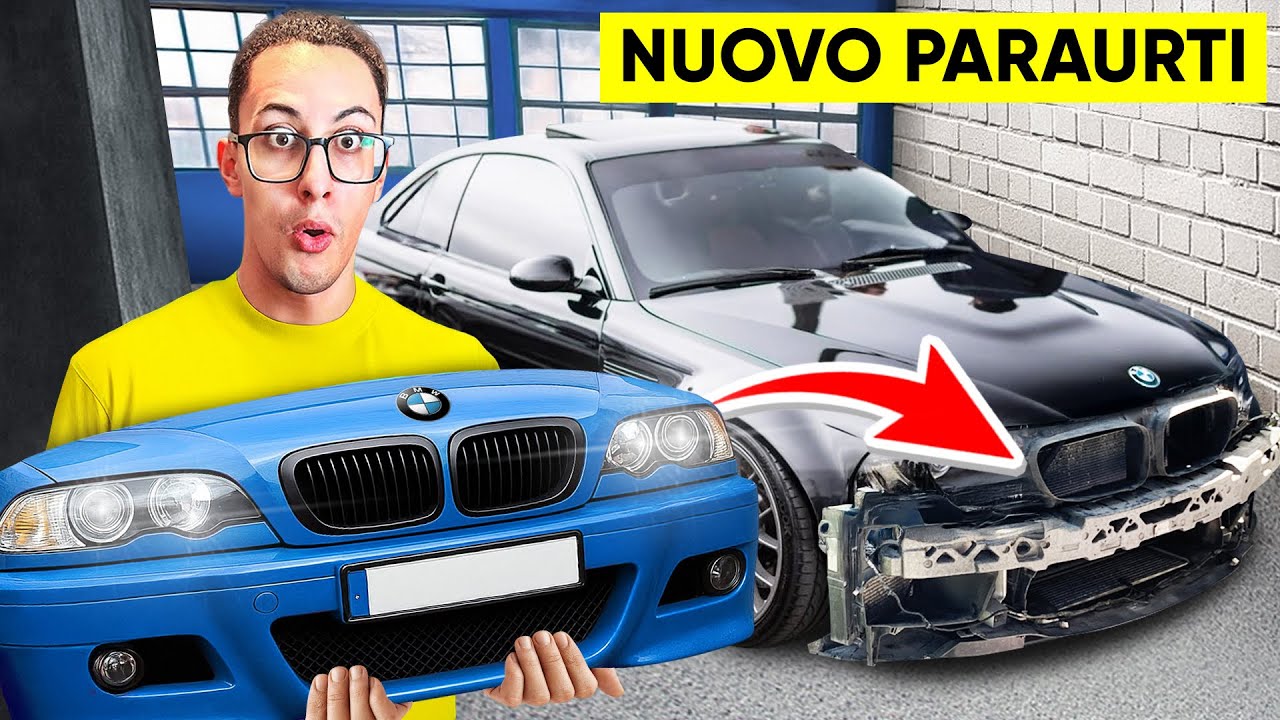 MONTO il NUOVO PARAURTI M3 sulla BMW E46 nella STREAM HOUSE 4.0😎