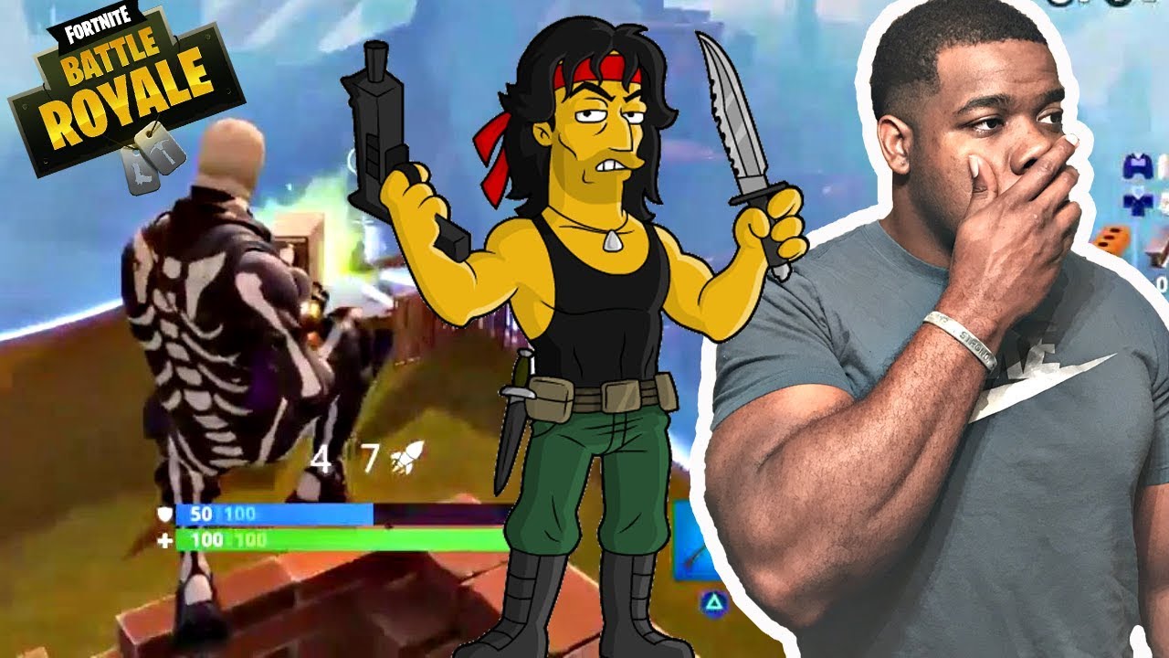 Fortnite Battle Royale GOING RAMBO FINAL SECONDS !! FORTNITE GAMEPLAY